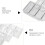 10pcs professional acrylic poker chips 100 chip trays (without cover) 5
