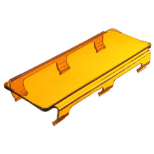 Couvercle de Lentille de Barre Lumineuse de Travail LED Incurvé de 8 Pouces ATV UTV Offroad 4WD Ambre