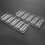 10pcs professional acrylic poker chips 100 chip trays (without cover) 8
