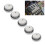 Chrome Radio Stereo Knobs Covers Cap for  Goldwing 1500 GL1500A Aspencade 3