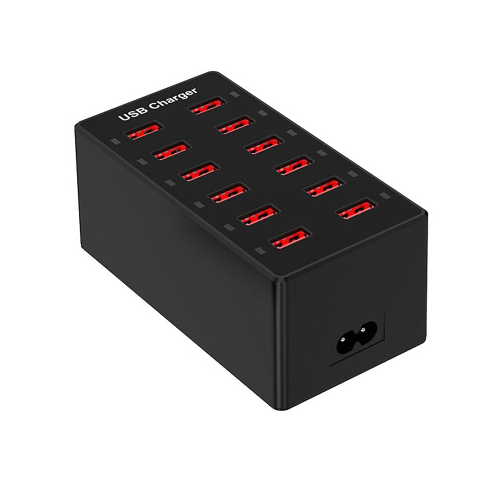 Usb Charging Station 12- Charger Desktop Charging Station Usb Charging Hub Abs Fast Charge Cell Phone Eu Plug 6032125409622