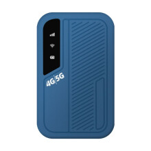 Reise-WLAN-Hotspot, 4G 5G, Mobiler Hotspot, SIM-Steckplatz, 300 Mbit/S, Stabile Verbindung, Unterstützt 10 Geräte, Asiatische Version, Blau