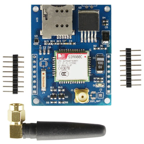 Sim800c Development Board Four-Frequency GSM/GPRS Module -Compatible/Tts/DTMF Instead of Sim900a 2