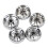 Chrome Radio Stereo Knobs Covers Cap for  Goldwing 1500 GL1500A Aspencade 6