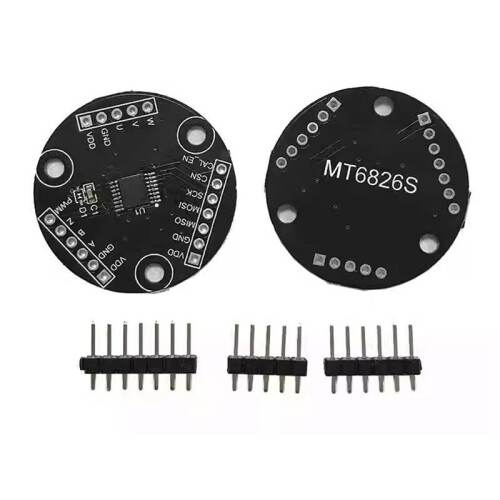 MT6826S High Precision High Speed Magnetic Encoder Magnetic Induction Angle Measurement Sensors Module ABZ UVW 2