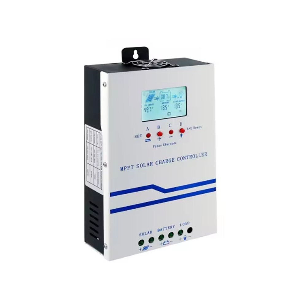 60A Mppt Solar Charger Controller With Fan Cooling 12V 24V 36V 48V Regulator For Lithium Lifepo4 Lead-Acid, Batteries 4713905392083