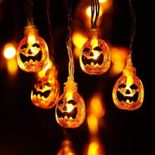 Światła na Halloween, idealna dekoracja domu na uroczystości wewnątrz i na zewnątrz, oświetlenie 360 stopni z jaśniejszą technologią LED