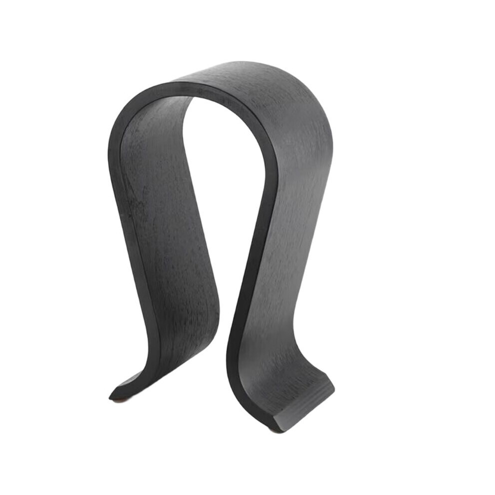 Wooden Headphone Stand Holder For Over Ear Headphones Universal Desk Display Hanger Stable Storage Organiser Black 4712969401557