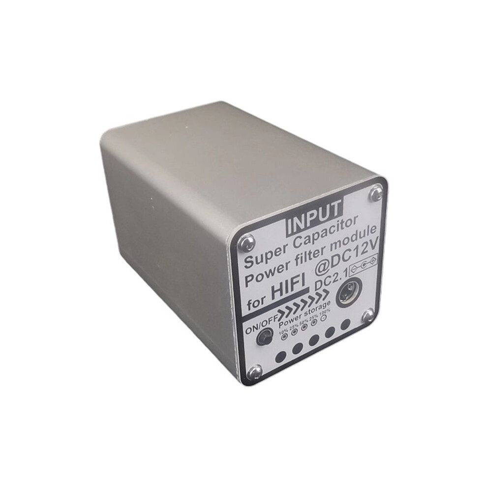 Super Capacitor Power Filter Dc2.1 Input Output Super Farad Capacitor Filter For Hifi Audio Video Equipment 12V 5F 4713011785571