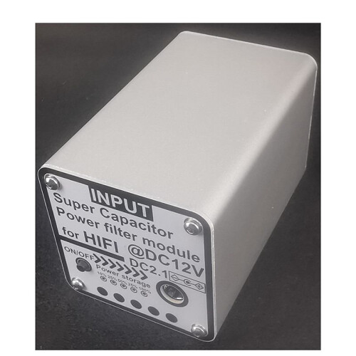 12V3F Version Power Filter DC2.1 Input Output Suitable for HiFi Audio Video Equipment Amp Amplifier