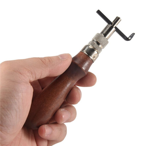 Solid Adjustable Pro Stitching Groover And Creasing  Beveler Leathercraft Sets To Sew Crease Leather  Tool 1