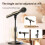 Microphone Stand Desktop Adjustable Lifting Mic Holder Portable Table Bracket Shockproof Mic Stand for Live Bracket 3