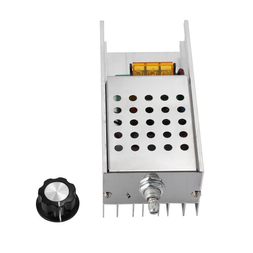 AC 220V 6000W SCR Voltage Regulator Controller Electronic Dimmer Thermostat Speed Regulation Mold with Case 2