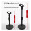 Microphone Stand Desktop Adjustable Lifting Mic Holder Portable Table Bracket Shockproof Mic Stand for Live Bracket 6