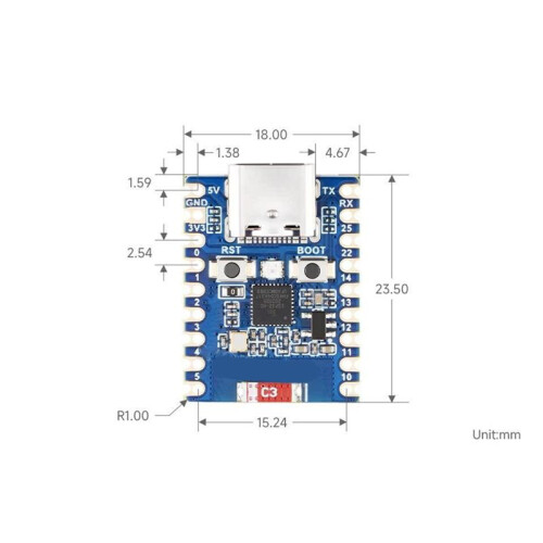 ESP32 H2  Development Board ESP32-H2-Zero-M 96MHz Processor for BLE/Zigbee/Thread Advanced IoT Applications 2