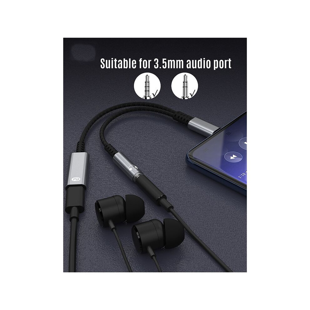 D8 Usb-C To 3.5Mm Headphone And Charger Adapter 2-In-1 60W Fast Charging Usb Type C To Auxiliary Jack Adapter 6032408038488