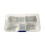 175Pc SPLIT PINS Cotter Fixings Set Assorted Sizes Zinc Plated Steel Hard Case 10