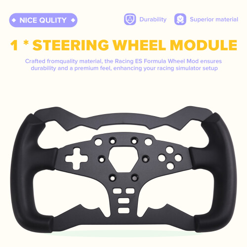 MOZA Racing ES Formula Wheel Mod 280mm Specially Designed for ES Wheel Enhanced Racing Experience 1