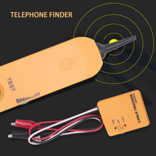 CABLE FINDER TONE GENERATOR PROBE TRACKER WIRE NETWORK TESTER TRACER KIT 2