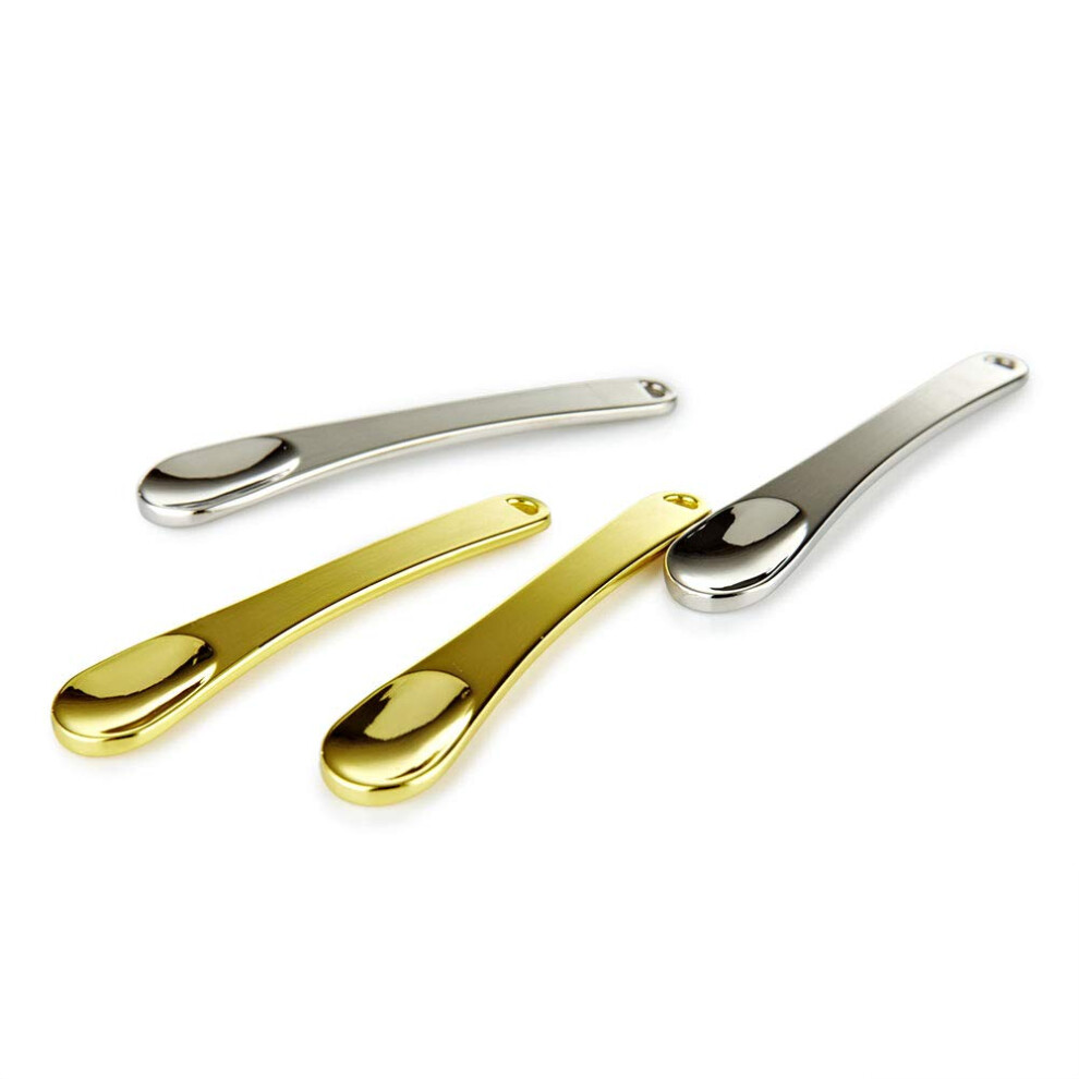 Reusable Mini Beauty Scoop For Mixing And Sampling, Metal Cosmetic Spatulas With Sanitary Design, Durable And Lightweight, Perfect For Your Skincare