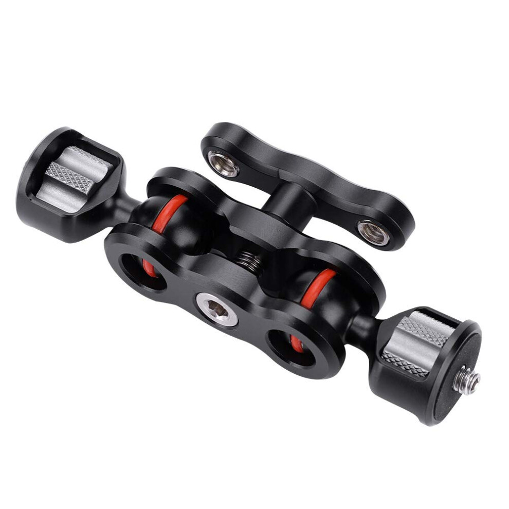 Articulating Magic Arm 0-360 Degree Adjustable Friction Arm With 1/4" Double Ball Head For Dslr Video Monitor Light 9382693578006