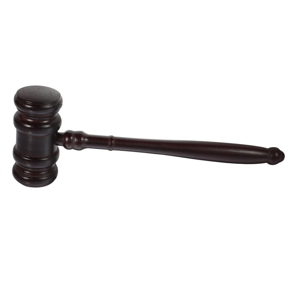 Wooden Auction Hammer, Robust Judge Hammer For Auctions, Events And Role Play, Durable, Handmade, For Lawyers And Auctioneers 9426802401509