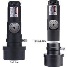 Lasercollimator voor het opzetten van een reflectortelescoop, drievoudig gelijmde lens met in 7 helderheidsniveaus instelbare rode laser, snel