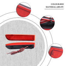 2X Car Led Tail Light Parking Brake Rear Bumper Reflector Lamp For Avensis/Alphard Mki/Rav4 Led Tail Lights Fog Stop Parking Lights Red