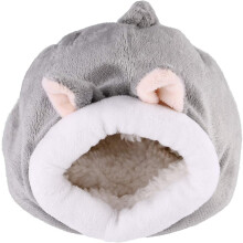Ninho multifuncional e confortável para pequenos animais de estimação, com design fofo, material macio, algodão de alta precisão e fácil de