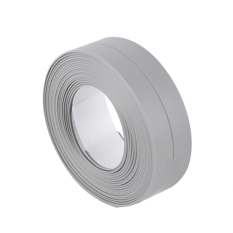 Waterproof Self Adhesive Sealing Strip 22Mm X 3.2M Grey For Kitchen Sink Basin And Bathtub 9382693578068