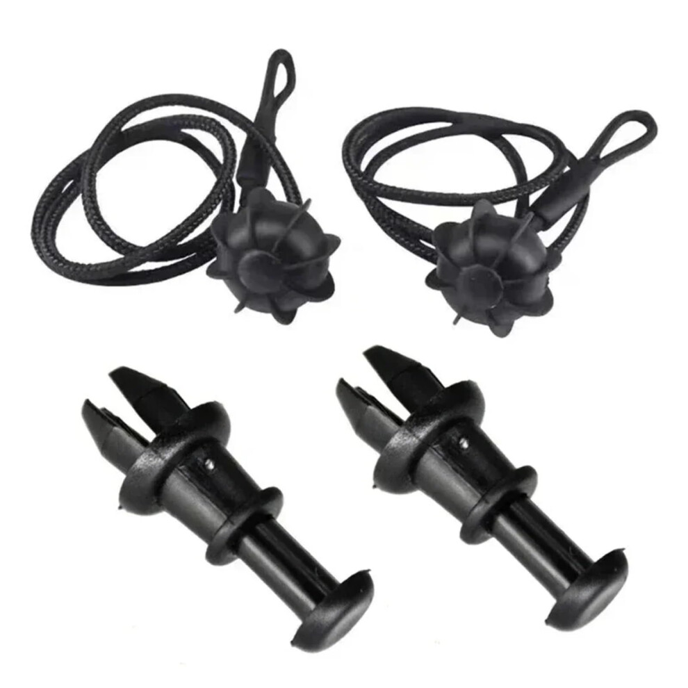 Trunk Cargo Shelf Cord Clips For Audi A3 A4 Q5 Q2 Q3 Secure Luggage Support 2 Cords 2 Clips 9189345189050