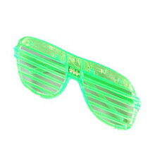 Leuchtende LED-Sonnenbrille für Halloween-Party, grün, 16x14x5cm