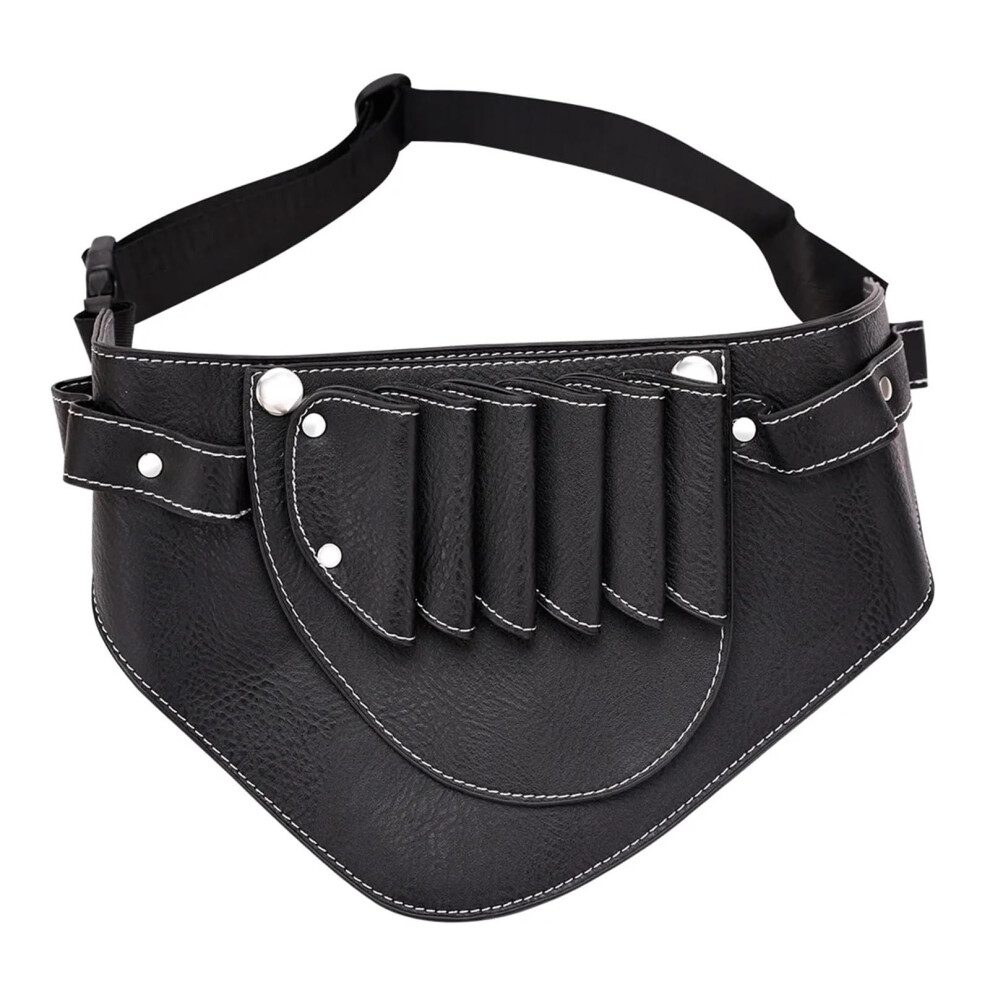 Hairstylist Waist Bag For Barber Scissors And Clips Pouch Holder Hairdressing Tool Belt Black Salon Case 9189345189128