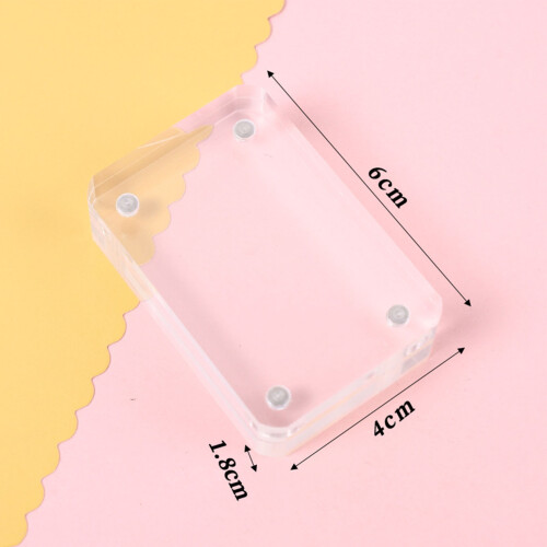 Transparenter Acrylkartenrahmen, robust und langlebig, 40g, stoßfest 1