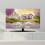 TV Dust Cover Universal Fit for 3280 Inch Screens, Decorative Polyester HalfBack Protector 1