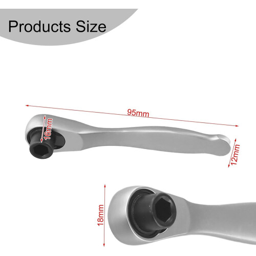 Mini Ratchet Screwdriver, Matte Finish,  Torque Applications, Ergonomic Compact Handle 2