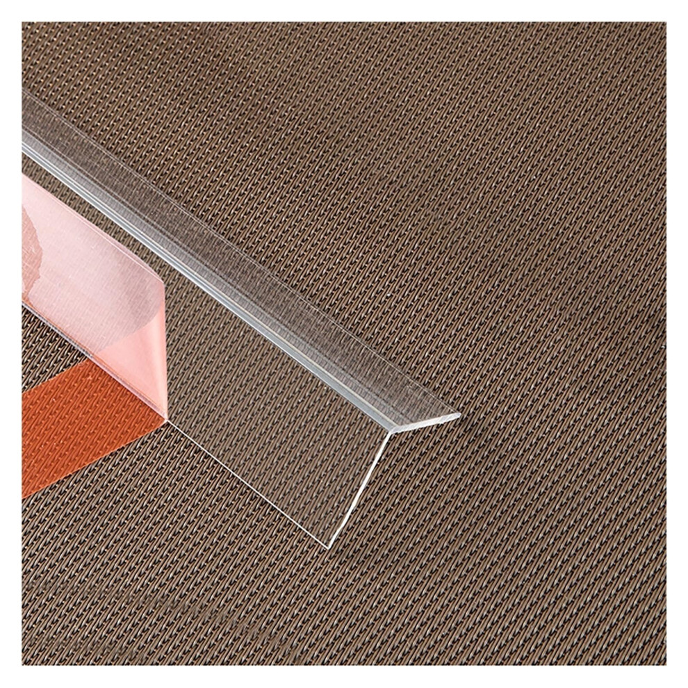Selfadhesive corner profile, transparent edge guard strip, Lshaped wall corner protector