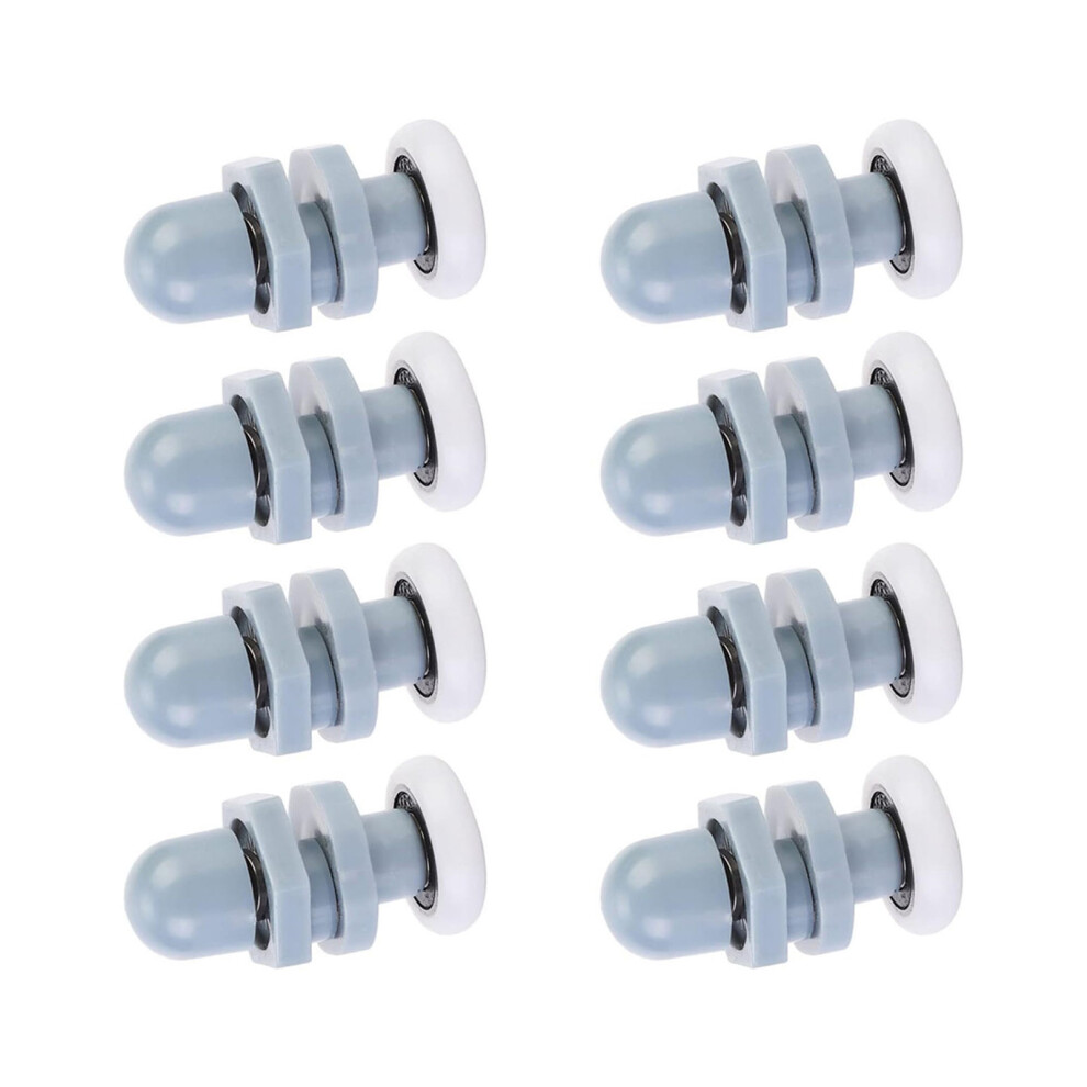 8Pcs 20Mm Replacement Shower Rollers Quiet Sliding Door-White 7732000545429