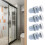 8Pcs Multipurpose 20mm Shower Door Rollers Plastic-White 5
