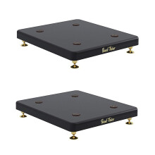 Speaker Stands 2Piece Set With Enlarged Thickened Shock Absorber Diaphragm, Bookshelf, Pure Copper Feet, Base 35x35cm