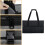 Monitor berries case: tearresistant 600D polyester, soft flannel lining, black 3