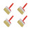 4pcs Practical Natural Bristle Paint Applicators Set Ideal-120 1