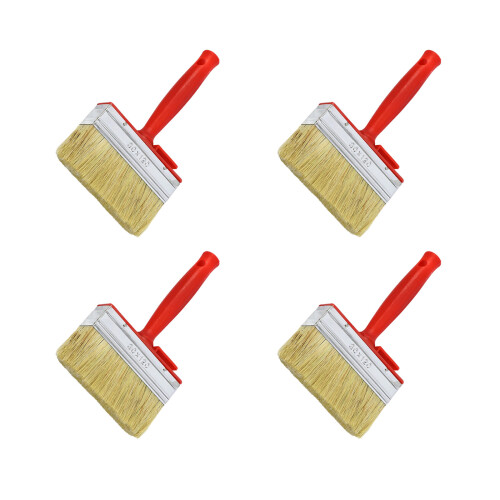 4pcs Practical Natural Bristle Paint Applicators Set Ideal-120