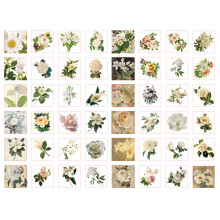 100 STÜCKE Handbuch Dekoration Aufkleber Blume