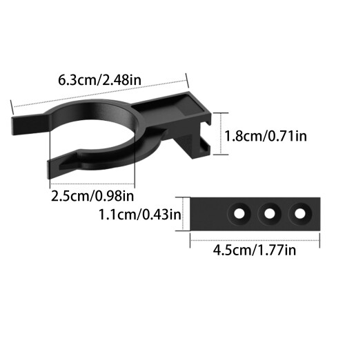 Set of 10 Sturdy Plastic Clip for Kitchen Cabinet Baseboards 1