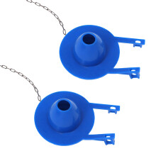 2 Stuks Wc Flapper Spoelkleppen Cover-2 inch blauwe hoes
