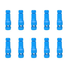 10 stuks snelle piercing connector lage spanning draad-Blauw