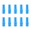 10 Stück Schnelldurchdringungsstecker-Blau 1