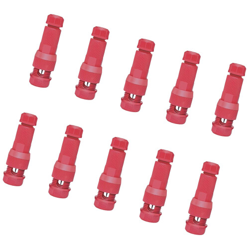 10Pcs Quick Piercing Connector Low Voltages Wire Connector-Red