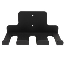 Vertical Wall Mounted Barbell Holder Carbon Steel With Scratch Resistant Powder Coating For Barbells And Curl Bars